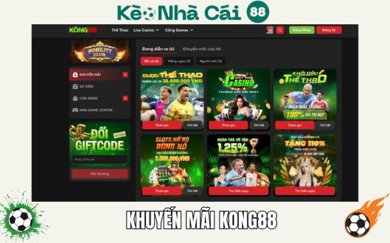 Khuyến Mãi Kong88 - Ưu Đãi Siêu Khủng Cho Người Chơi Cá Cược 9 Khuyến Mãi Kong88 - Ưu Đãi Siêu Khủng Cho Người Chơi Cá Cược